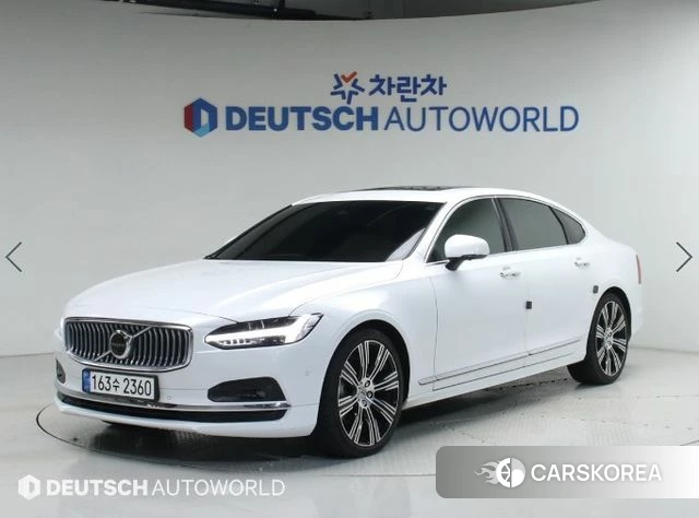 Volvo S90 2022 Белый из Кореи