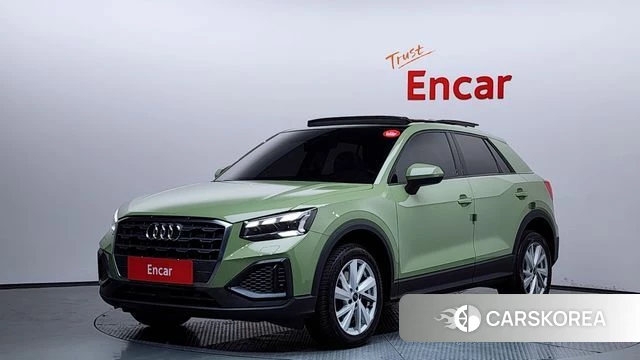 Audi Q2 2023 Зеленый из Кореи