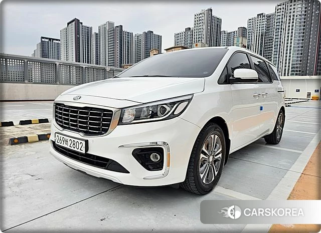 Kia The New Carnival 2020 Белый из Кореи
