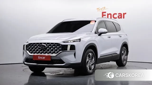 Hyundai The New Santa Fe 2021 Серебристо-серый из Кореи