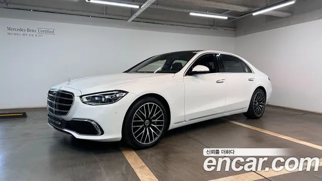 Mercedes-Benz S-Class W223 2024 Белый из Кореи