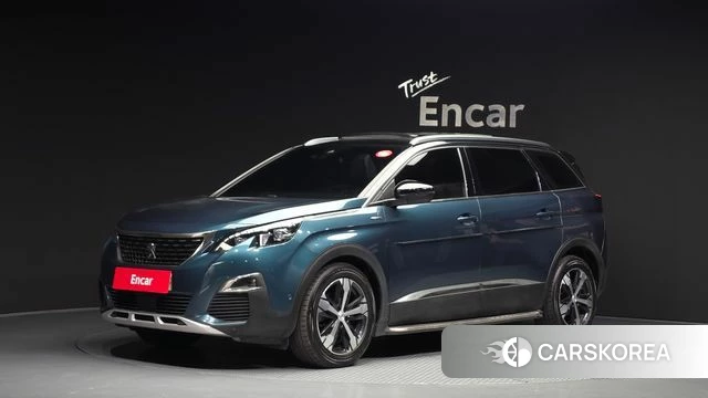 Peugeot 5008 second generation 2018 Синий из Кореи