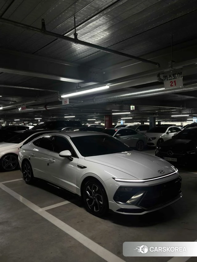 Hyundai Sonata D Edge (DN8) 2023 Белый из Кореи