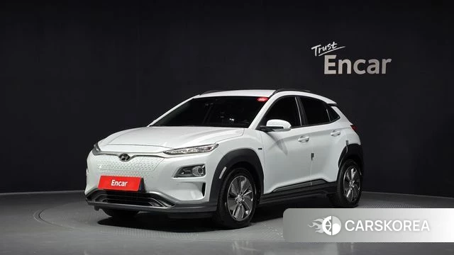 Hyundai Kona Electric 2018 Белый из Кореи