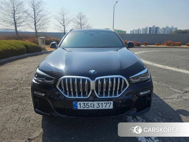 BMW X6 (G06) 2020 Черный из Кореи