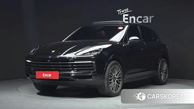 Porsche Cayenne (PO536) 2020 Черный из Кореи