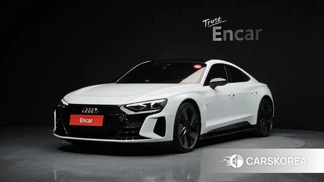 Audi e-Tron GT 2022 Белый из Кореи