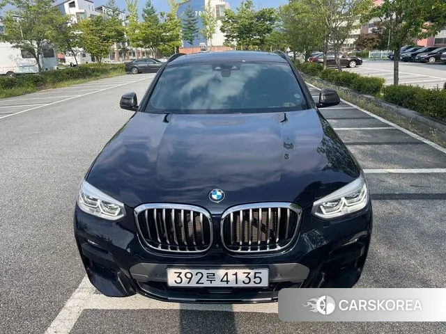 BMW X4 (G02) 2021 Черный из Кореи