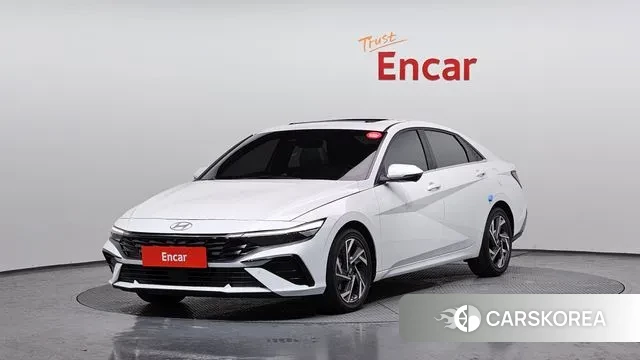 Hyundai The New Avante (CN7) 2023 Белый из Кореи