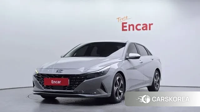 Hyundai Avante (CN7) 2020 Серебристо-серый из Кореи