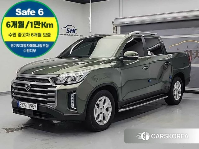 Ssangyong The New Rexton Sport 2023 Светло-зеленый из Кореи
