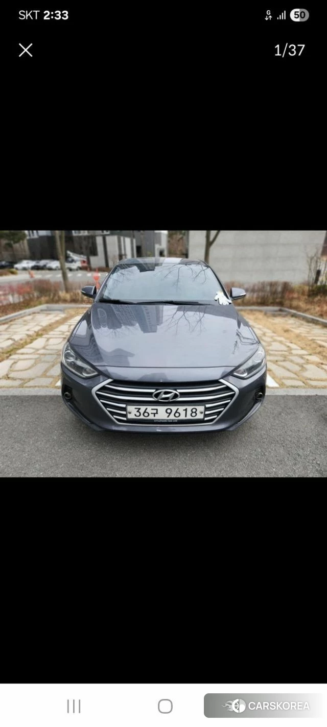 Hyundai Avante AD 2018 Серый из Кореи