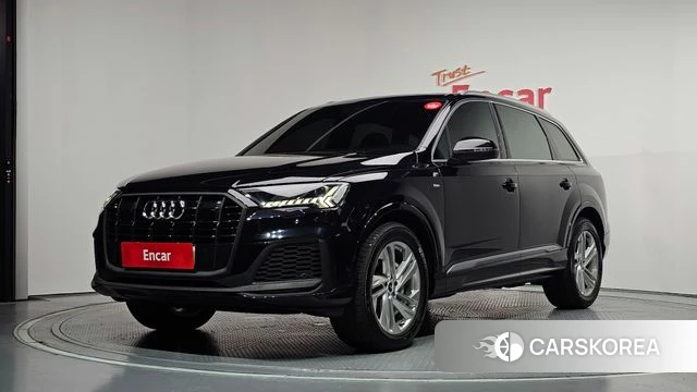 Audi Q7 (4M) 2021 Черный из Кореи