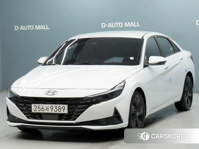 Hyundai Avante (CN7) 2022 Белый из Кореи