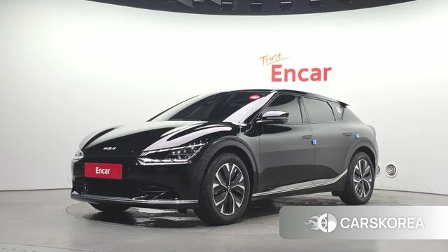 Kia EV6 2023 Черный из Кореи