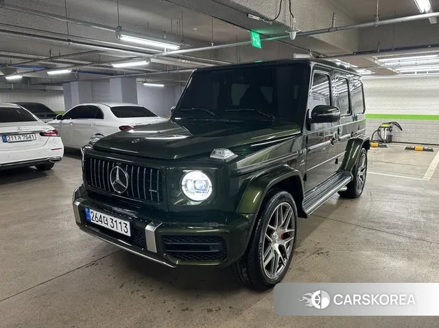 Mercedes-Benz G-Class W463b 2023 Темно-зеленый из Кореи