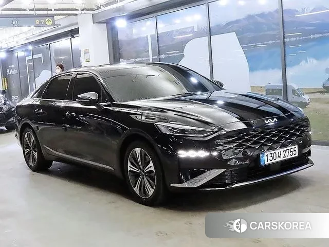 Kia K8 Hybrid 2022 Черный из Кореи