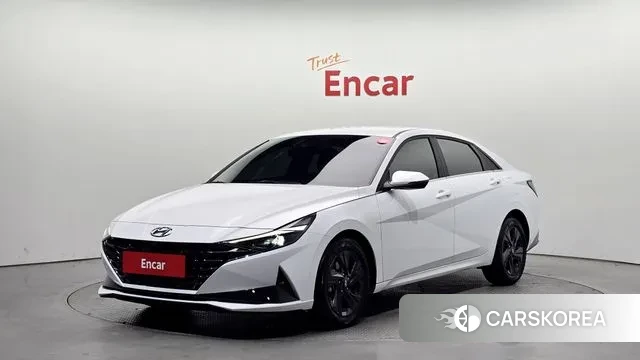 Hyundai Avante (CN7) 2021 Белый из Кореи