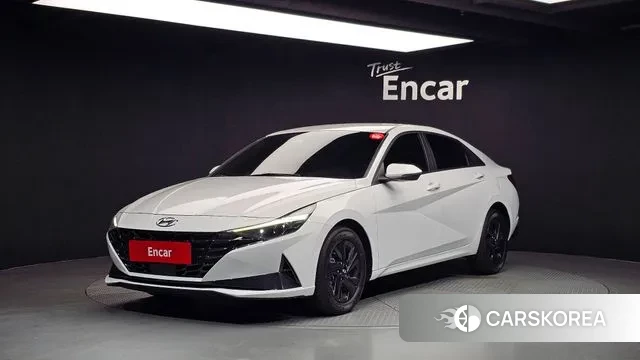 Hyundai Avante (CN7) 2022 Белый из Кореи