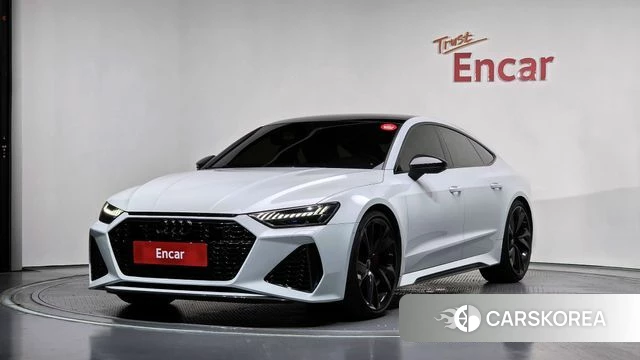 Audi RS7 (4K) 2021 Белый из Кореи
