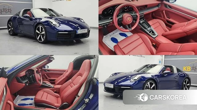 Porsche 911(992) 2024 Синий из Кореи