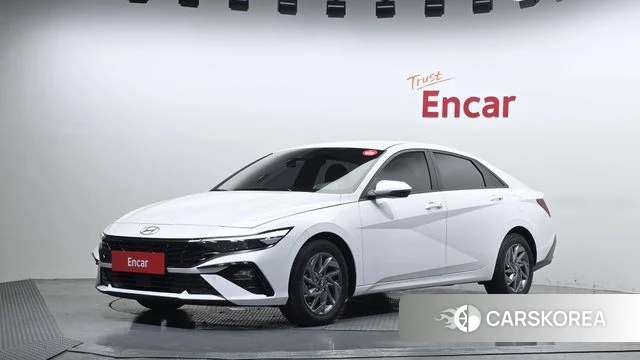 Hyundai The New Avante (CN7) 2023 Белый из Кореи