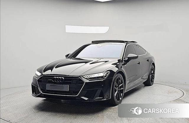 Audi A7 (4K) 2021 Черный из Кореи