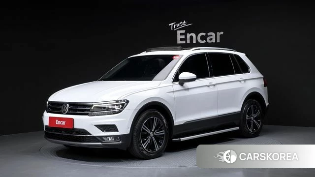 Volkswagen Tiguan second Generation 2020 Белый из Кореи