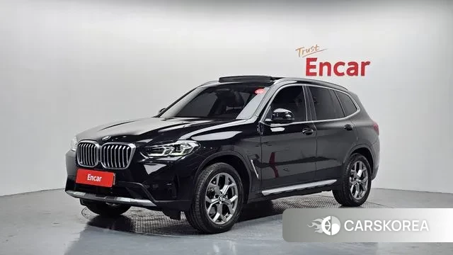 BMW X3 (G01) 2022 Черный из Кореи