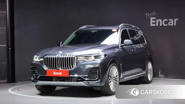 BMW X7 (G07) 2021 Серый из Кореи