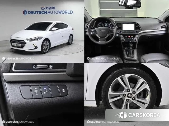 Hyundai Avante AD 2018 Белый из Кореи