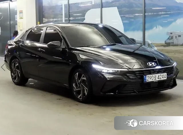 Hyundai The New Avante (CN7) 2023 Черный из Кореи