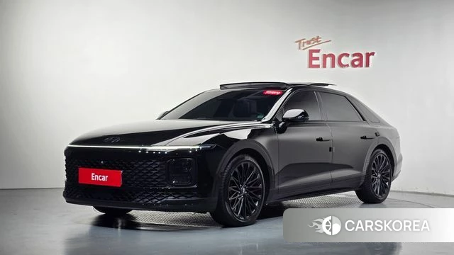 Hyundai Grandeur Hybrid (GN7) 2024 Черный из Кореи