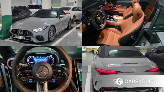 Mercedes-Benz SL-Class R232 2023 Серебристо-серый из Кореи