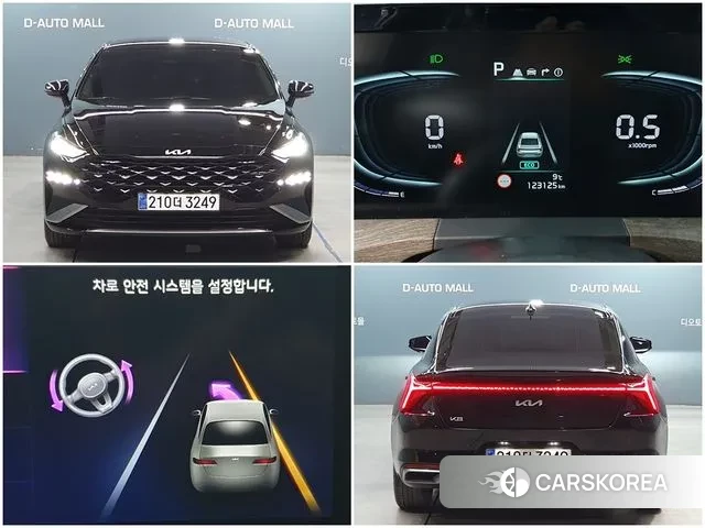 Kia K8 2021 Черный из Кореи