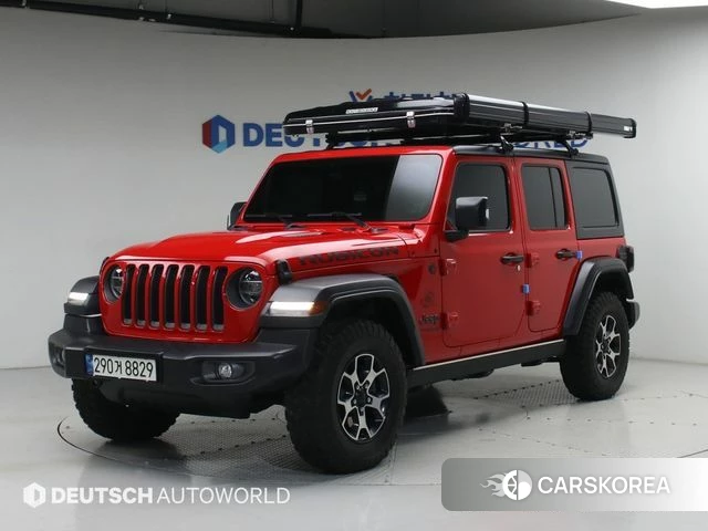 Jeep Wrangler (JL) 2021 Красный из Кореи
