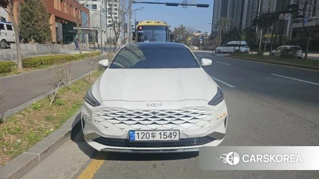 Kia K8 Hybrid 2022 Белый из Кореи