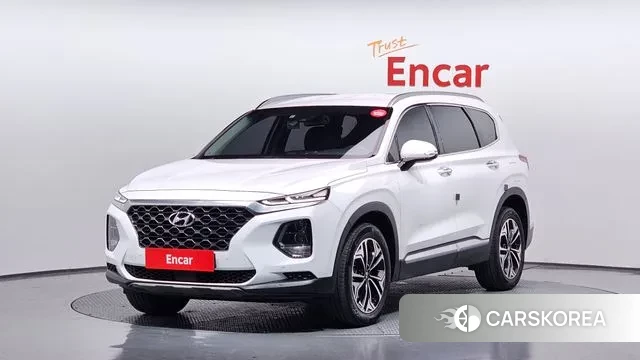 Hyundai Santa Fe TM 2019 Белый из Кореи
