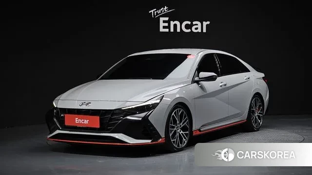 Hyundai Avante (CN7) 2022 Серебристо-серый из Кореи