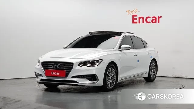 Hyundai Grandeur IG Hybrid 2019 Белый из Кореи