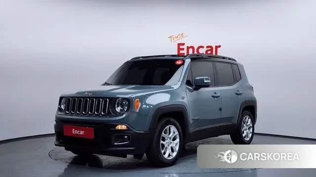 Jeep Renegade 2018 Небесно-голубой из Кореи