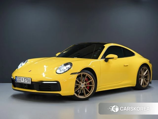 Porsche 911(992) 2020 Желтый из Кореи