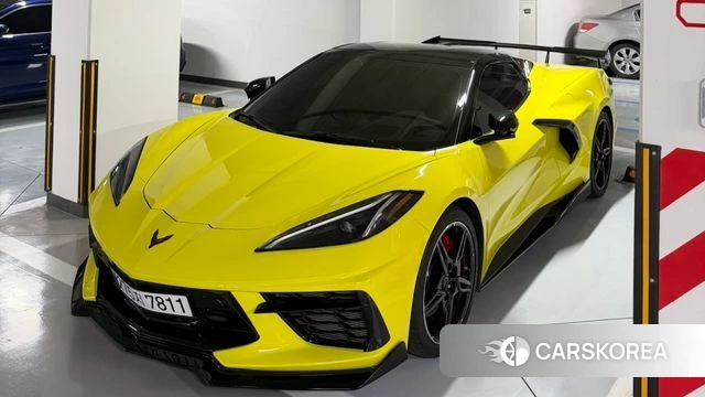 Chevrolet Corvette 2023 Желтый из Кореи