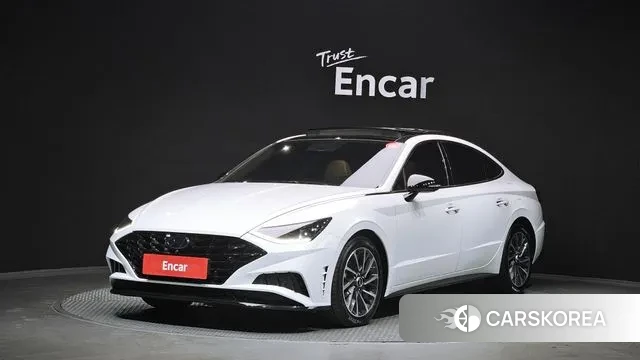 Hyundai Sonata (DN8) 2019 Белый из Кореи