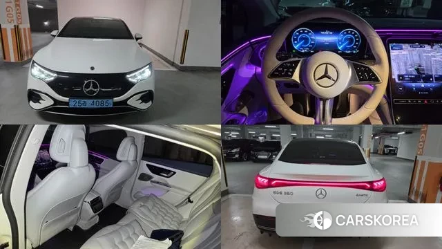 Mercedes-Benz EQE V295 2023 Белый из Кореи