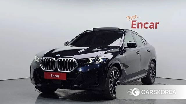 BMW X6 (G06) 2024 Черный из Кореи