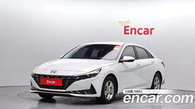 Hyundai Avante (CN7) 2020 Белый из Кореи