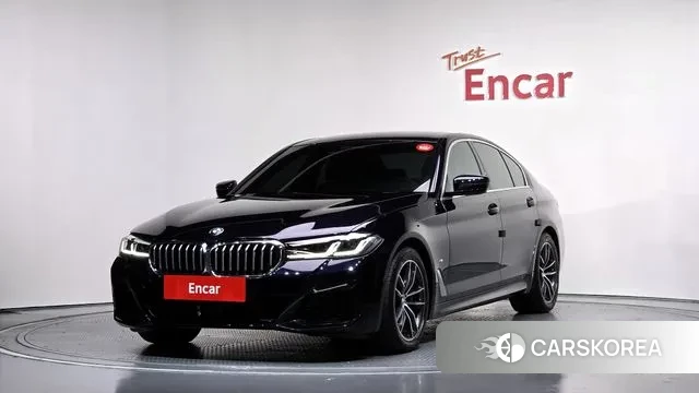 BMW 5 Series (G30) 2021 Черный из Кореи