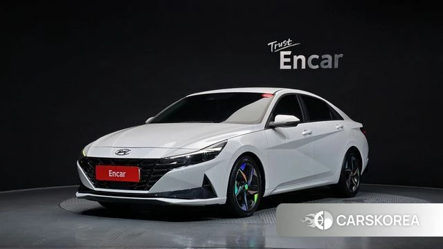 Hyundai Avante (CN7) 2020 Белый из Кореи