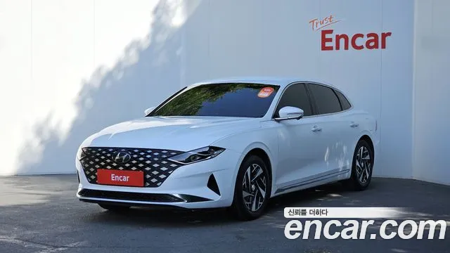 Hyundai The New Grandeur IG Hybrid 2021 Белый из Кореи
